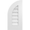 Ekena Millwork Quarter Round Top Left Surface Mount PVC Gable Vent w/ 3-1/2"W x 1"P Standard Frame, 12"W x 24"H GVPQL12X2401SN - alternate 1